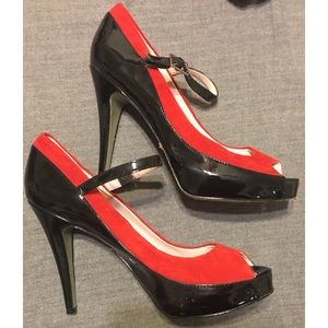 Black and Red Heels